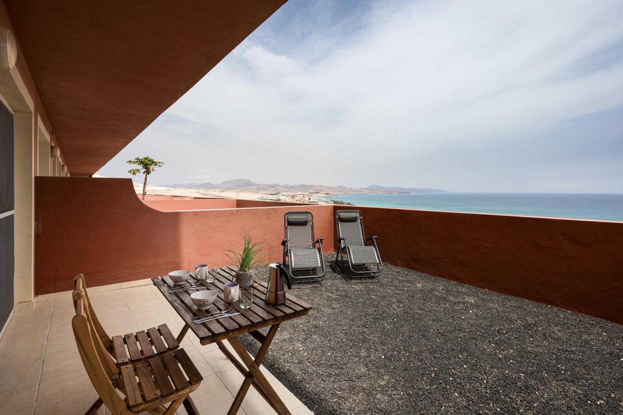 Esmeralda Beach con vistas al mar, En Residencial Playa Paraíso Costa Calma Exterior foto