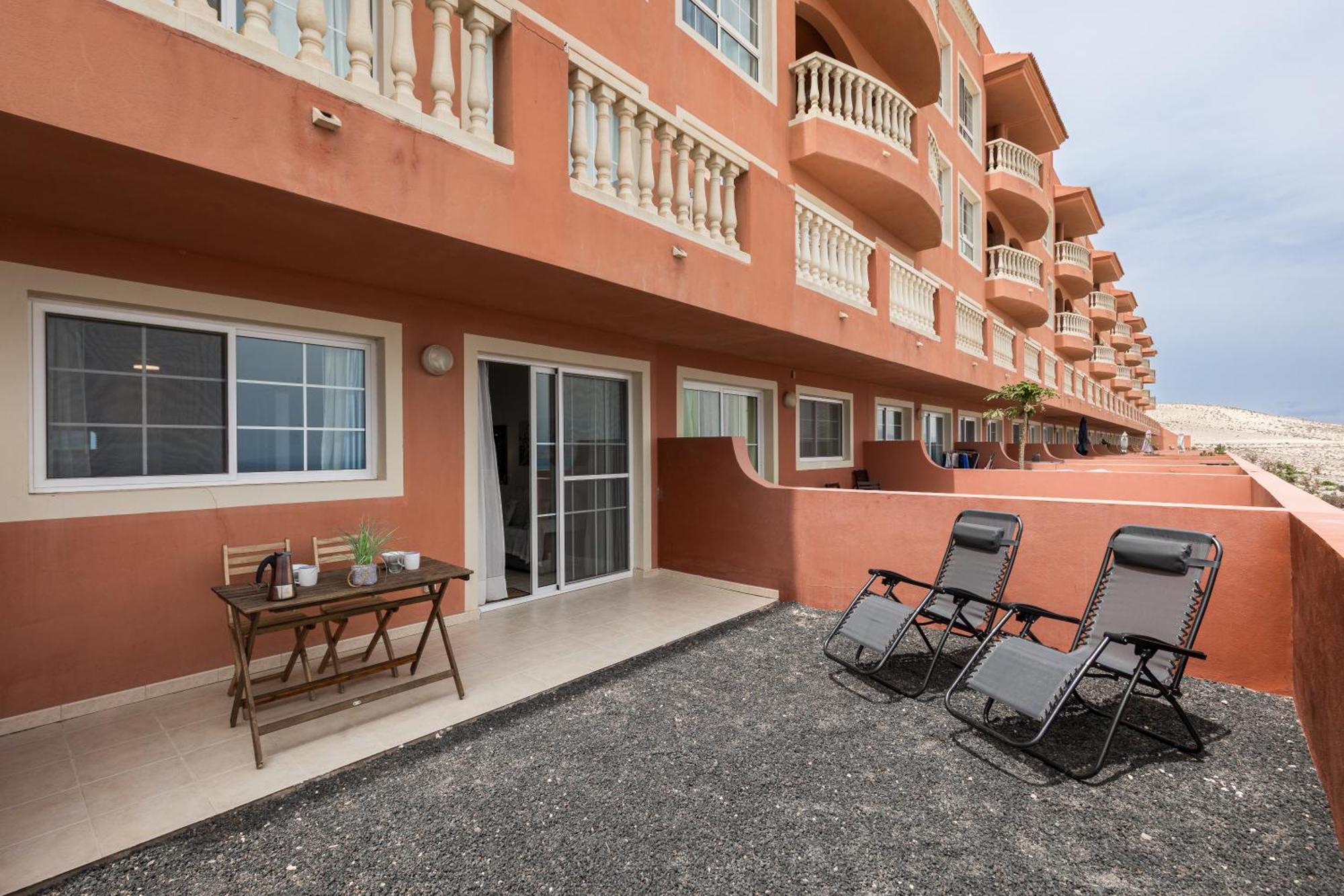 Esmeralda Beach con vistas al mar, En Residencial Playa Paraíso Costa Calma Exterior foto
