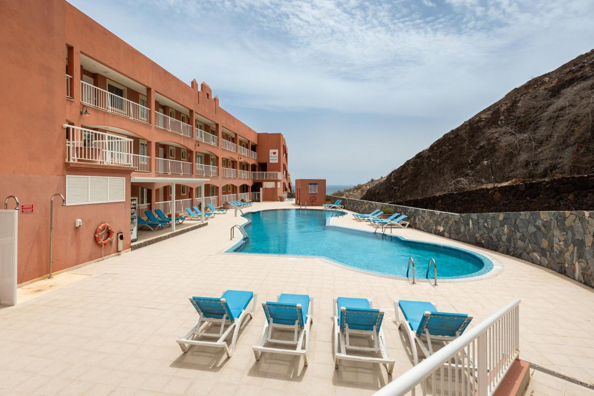 Esmeralda Beach con vistas al mar, En Residencial Playa Paraíso Costa Calma Exterior foto